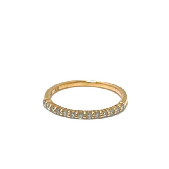 CELINE K10 diamond pinky small Ring K10 Gold - Picture 2 of 5